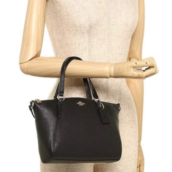 ⛔️SOLD⛔️Authentic Coach pebbled leather Satchel/Cr - Picture 6 of 8